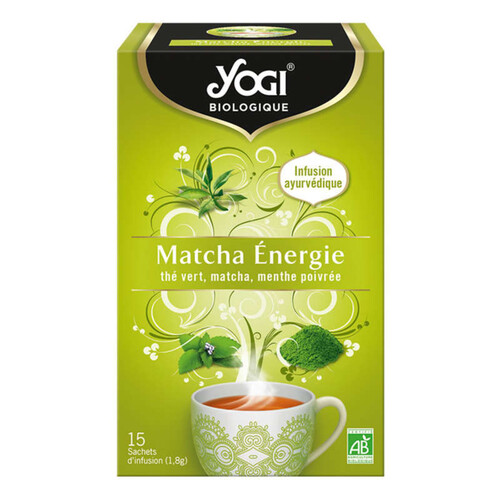 Yogi Matcha Energie Infusion x15 sachets Bio 27g