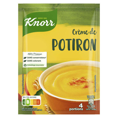 Knorr Soupe Crème de Potiron 100g 3 Portions