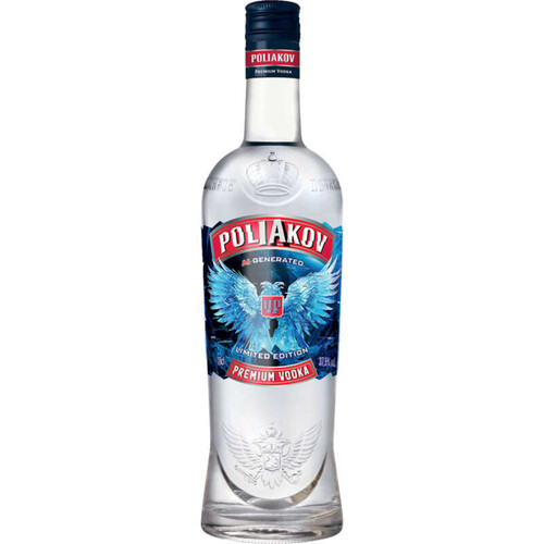 Poliakov Vodka Premium Pur Grain 70Cl