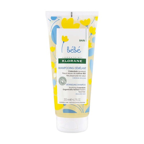 [Para] Klorane Bébé Shampoing Doux Démêlant au Calendula Apaisant Cheveux Délicats 200ml