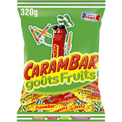 Carambar Goût Fruits 320G