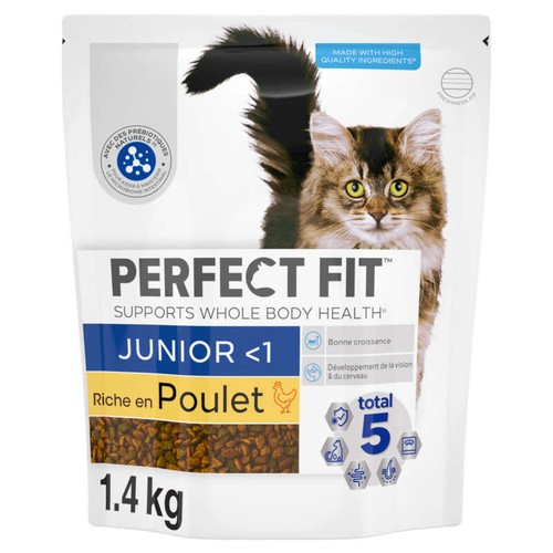 Perfect Fit Croquettes riche en poulet pour chaton stérilisé 1,4kg