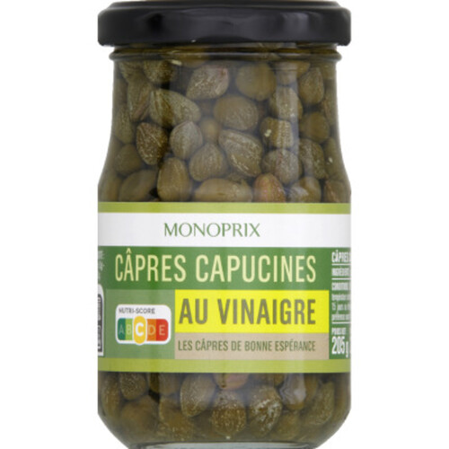 Monoprix Câpres Capucines au Vinaigre 120g