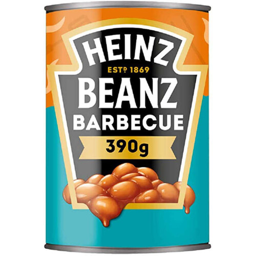 Heinz Haricots Blancs Sauce Barbecue 390g