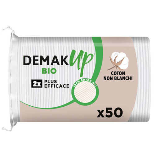 Demak'Up Coton À Démaquiller Adapt Ovales Bio X50