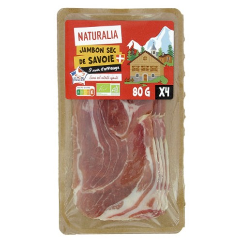Naturalia Jambon de Savoie des Pyrénées 80g