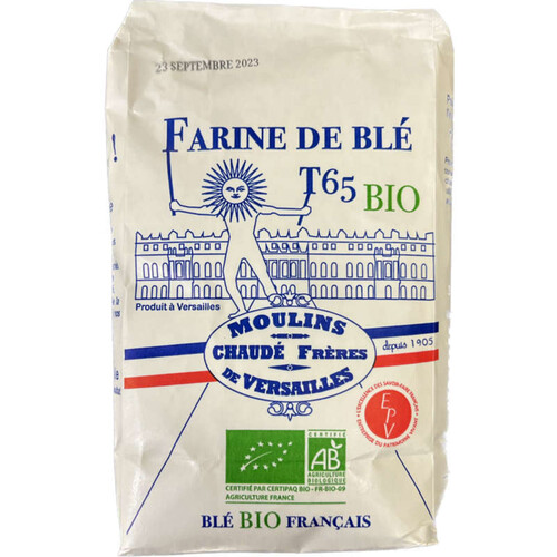 Farine blé T65 bio LES MOULINS DE VERSAILLES
