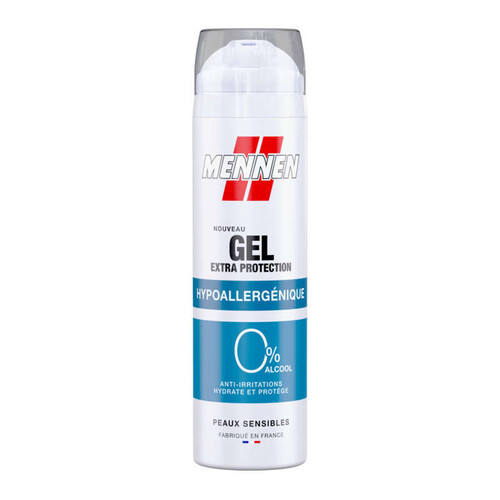 Mennen Gel Extra Protection Hypoallergénique Peaux Sensibles 200ml