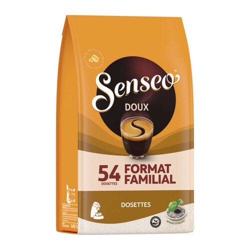 Senseo Café Doux x54 dosettes, 375g