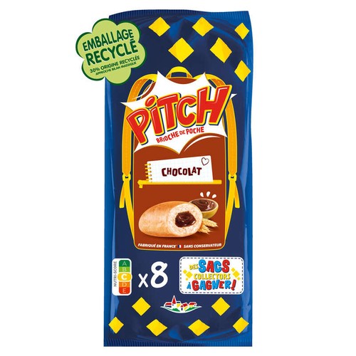 Pitch - Pitch Brioche chocolat - x8 300g
