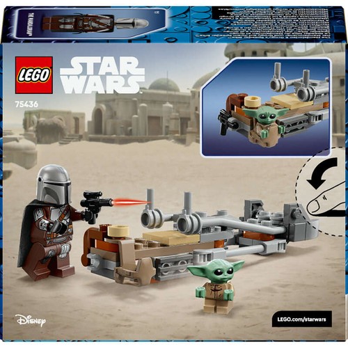 Lego®Star Wars™ 75436 Le speeder bike du Mandalorien & Grogu