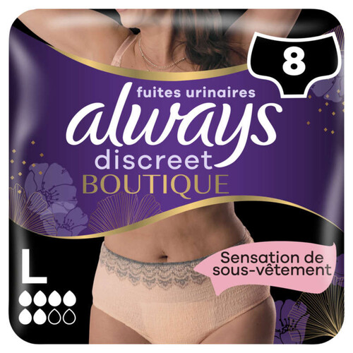 Always Discreet Culottes Pour Fuites Urinaires Boutique L x8