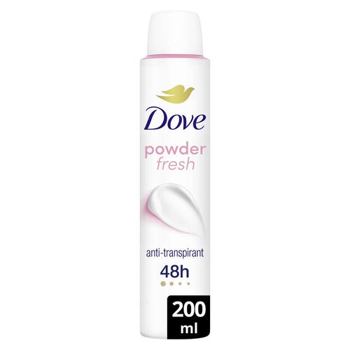 Dove Déodorant Spray Anti-Transpirant Semi-Compressé Powder Soft 200ml