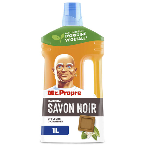 Mr Propre Nettoyant Parfum Savon Noir & Fleurs d'Oranger 1L