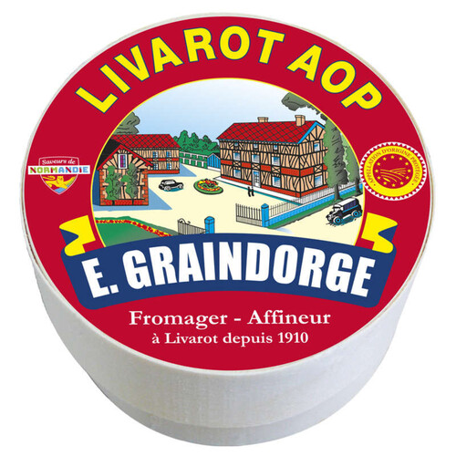 E. Graindorge Livarot AOP 250G E. GRAINDORGE 22% MG/PF 250G