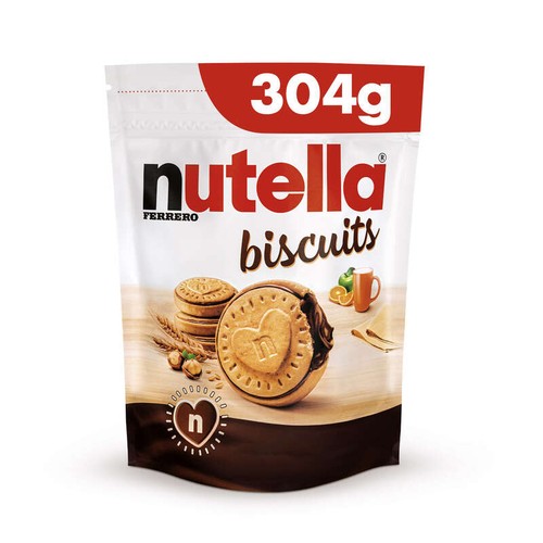 Nutella Ferrero Biscuits Fourrés 304g