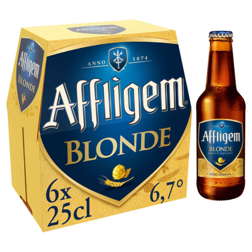 Affligem Bière Blonde d'Abbaye 6.7% 6x25cl
