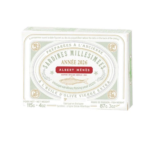 Albert Ménès Sardines Millésimées à l'Huile d'Olive Extra 115g