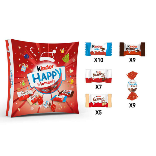 Kinder Happy Moments Assortiment De Chocolats 231g