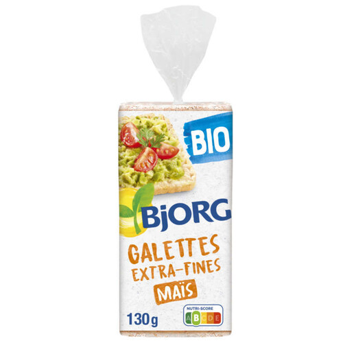 Bjorg Galettes Maïs Bio Sans Gluten 130g