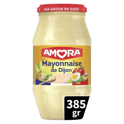Amora Mayonnaise De Dijon Authentique En Bocal 385g