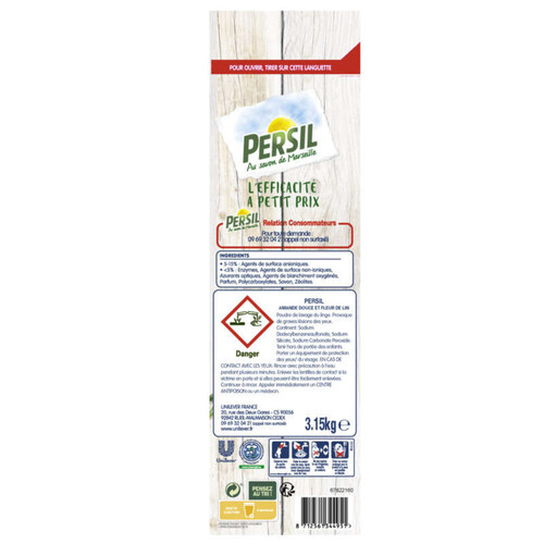 Persil Lessive Poudre Amande Douce 45 Doses