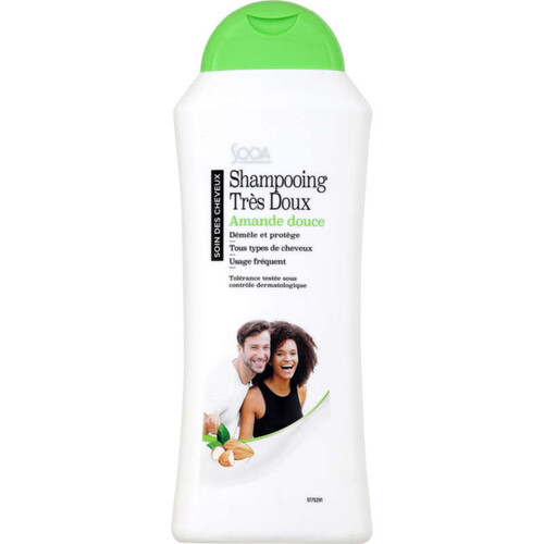 Sooa Shampooing Très Doux Amande Douce 500ml