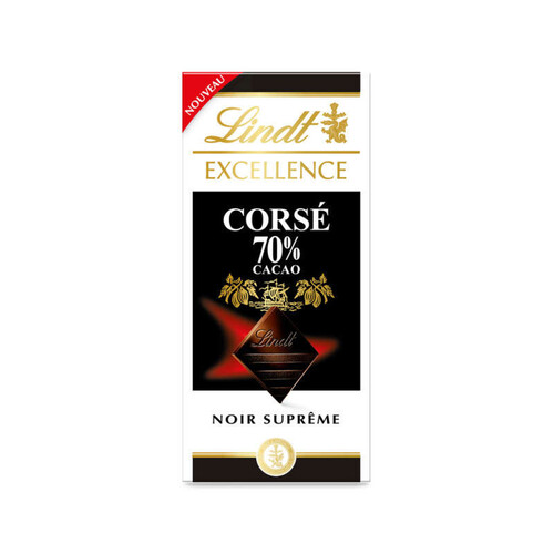 Lindt Excellence Chocolat Noir Extreme Corsé 70% 100g