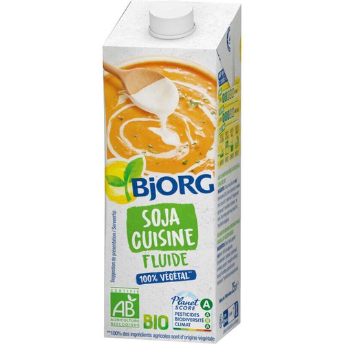 Bjorg Soja cuisine fluide, Bio 25cl