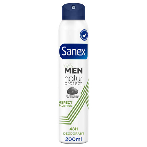 Sanex Men Dédorant Spray Homme Natur Protect Respect&Control 200ml