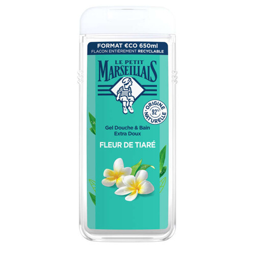 Le Petit Marseillais Gel Douche Extra Doux Fleur de Tiaré 650ml