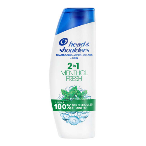 Head & Shoulders menthol fresh 2en1 shampoing antipelliculaire 300ml