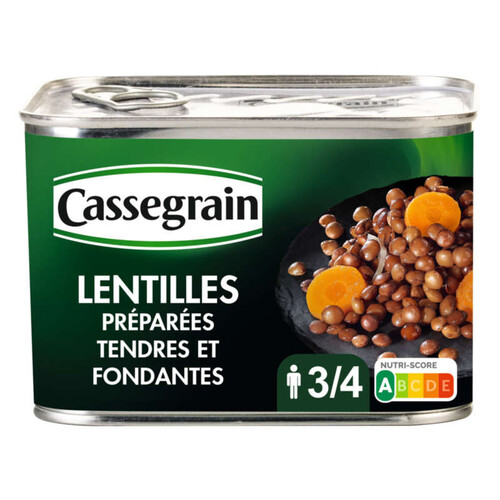 CasseGrain Lentilles Préparés 460g