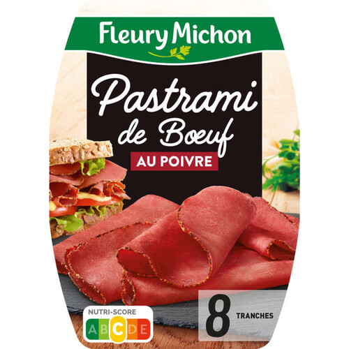 Fleury Michon Pastrami De Bœuf Au Poivre X6