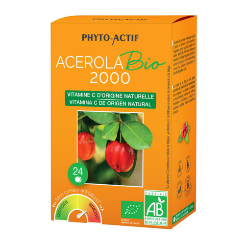 [Par Naturalia] Phyto Actif Acerola 2000 Bio 24 comprimés