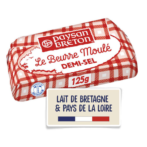 Paysan Breton - Beurre moulé demi sel 125gr