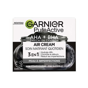 Garnier PureActive Air Cream Soin Matifiant Quotidien 3en1-50ml