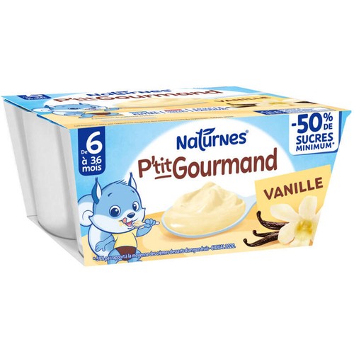 Nestle P'tit Gourmand Vanille 4x100g