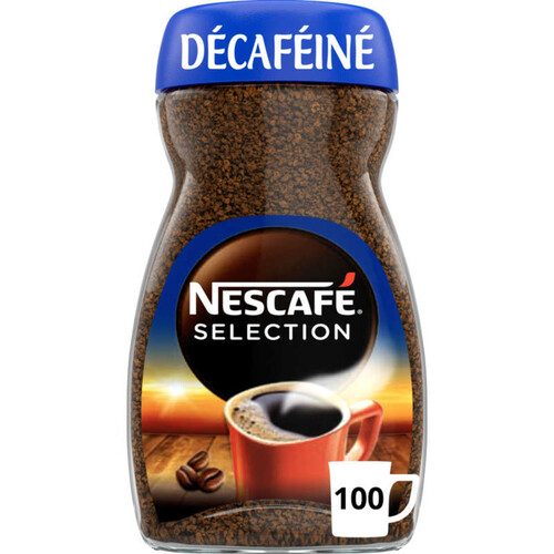 Nescafé Sélection Café soluble décaféiné corsé 200g 