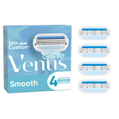 Gillette Venus Rasoir 3 Lames Smooth x4