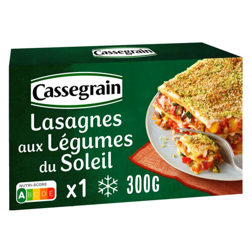 Cassegrain Lasagnes aux Légumes du Soleil 300g