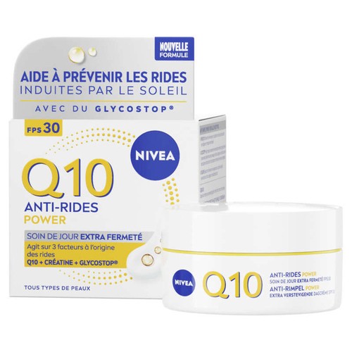 Nivea Crème Q10 visage jour anti-rides extra fermeté FPS 30 50ml