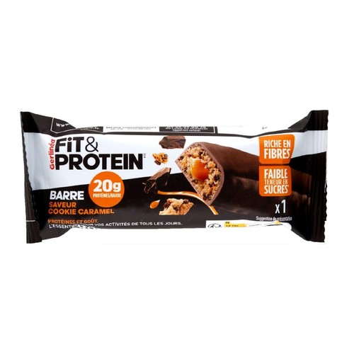 Gerlinéa Complément alimentaire Barre Saveur Cookie Caramel 57g