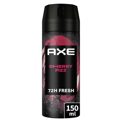 Axe Déodorant Homme Spray Cherry Fizz 72h Parfum Prestige 150ml