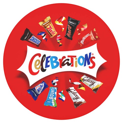 Celebrations Boite métal de chocolats emballés 385g