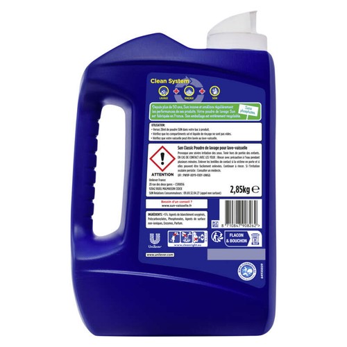 Sun Poudre Lavage Lave-Vaisselle 2,85kg