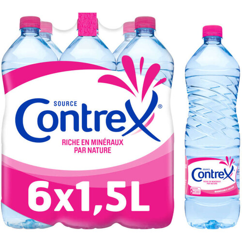 Contrex Eau Minérale Naturelle Riche En Minéraux 6x1,5L