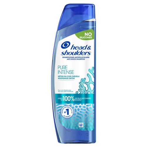 Head & Shoulders Pure Intense Détox Du Cuir Chevelu Shampooing Antipelliculaire 250ml