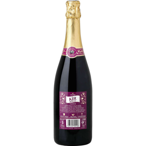 Le Kir (R) Royal Vin Mousseux Aromatisé Aux Baies De Cassis 75cl