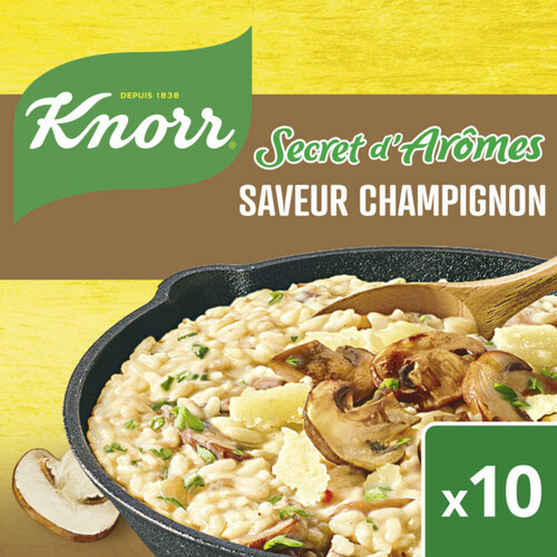 Knorr Bouillon Secret d'Arômes Saveur Champignon 100g